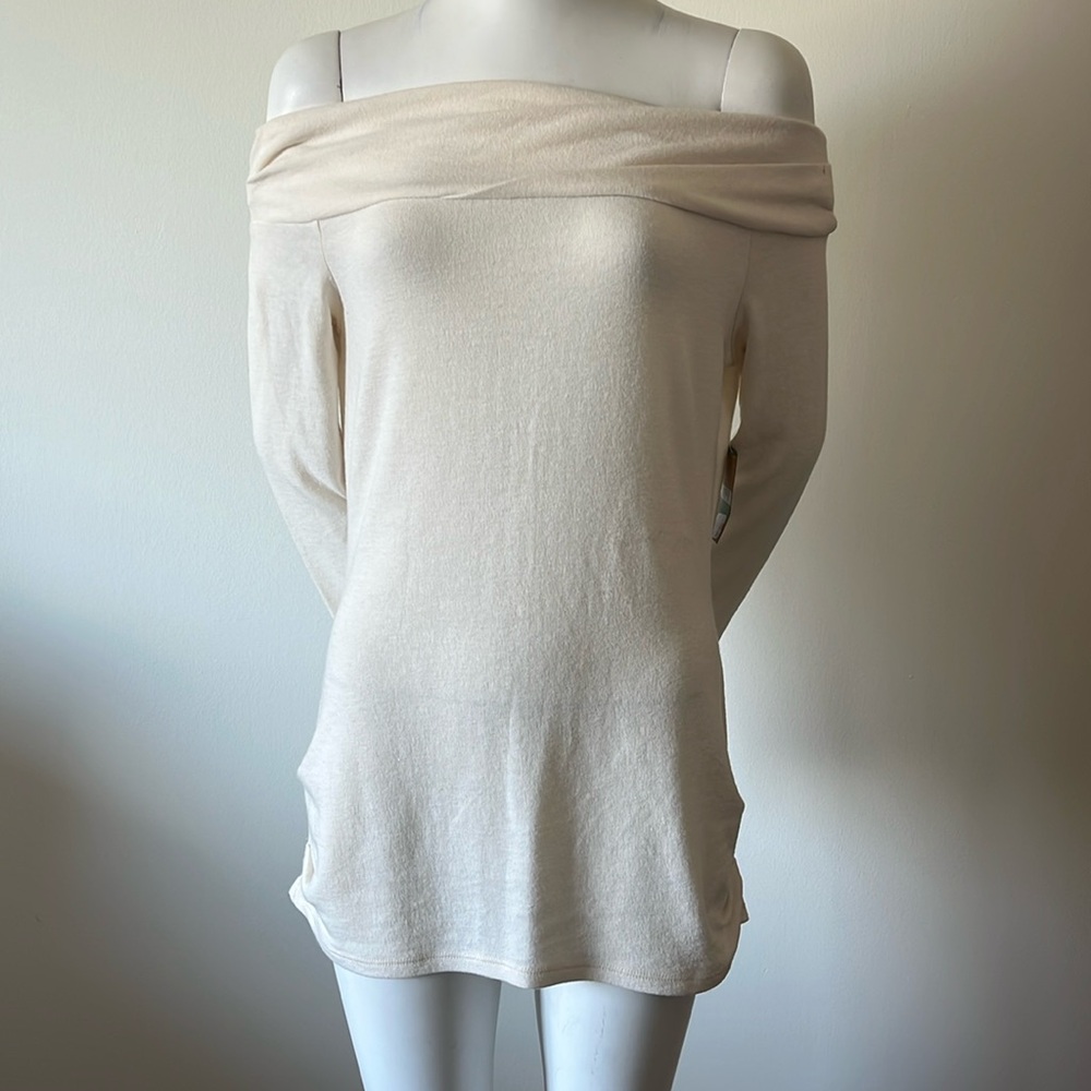 Rachel Roy Ivory Lightweight Sweater Size L New With Tag